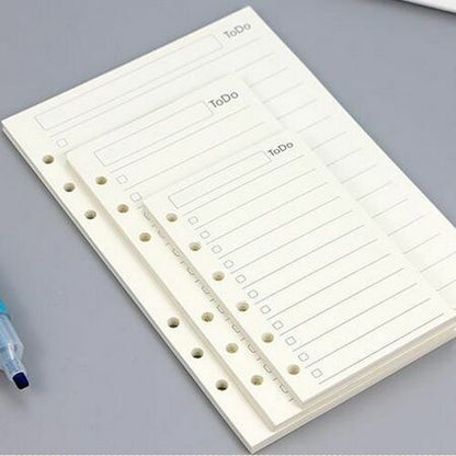 45 Sheets Notebook Business A5 A6 Loose Leaf Refill Spiral Binder Inside Page