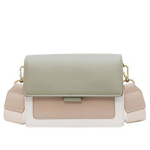 Crossbody Bag Handbag Flap Bags Simple Shoulder Purse Luxury Polyester Brown 1PC