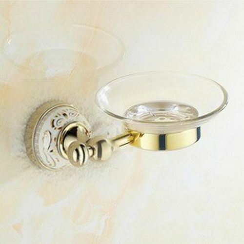 Luxury Towel Racks Stainless Steel Ceramic Wall Mounted Bathroom Accessories Set