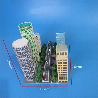 1/300 Scale City Scene Building Viaduct High-Rise Building Model Set Toy Prop