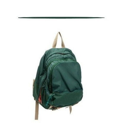 Canvas Traveling Backpack Schoolbag Bag Pack Zipper Polyester Bookbag Gray Green