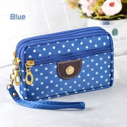 Fashion Women Wallets Small Handbags Canvas Zipper Clutch Coin Purse Pocket 1PC