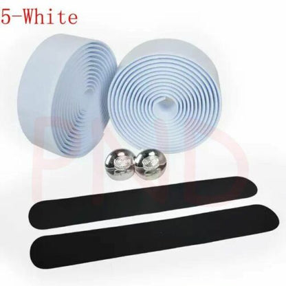 Bike Handlebar Tape Road Bicycle Camouflage Cycling Handle Cork Wrap Bar Plugs