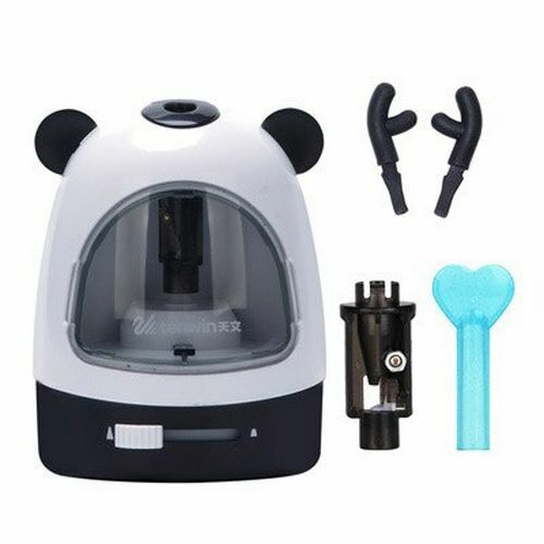 Electric Pencil Sharpener Adjustable Hand Crank Mechanical Knife Holder Station
