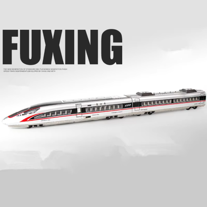 Alloy High-Speed Train Model Diecast Metal Toy Rail Electric High-Speed Train Me