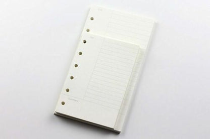 Notebook A5 A6 A7 Loose Leaf Refill Spiral Bind Planner Inner Page Inside Paper