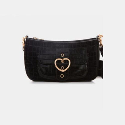 Shoulder Bag Synthetic Leather Crossbody Bag Coin Purse Handbag Wallet 23*12*3CM