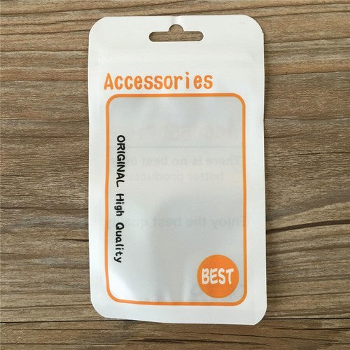 Plastic Hang Hole Bag Matte Self Seal Bag Retail Packaging Pouch For Accessories