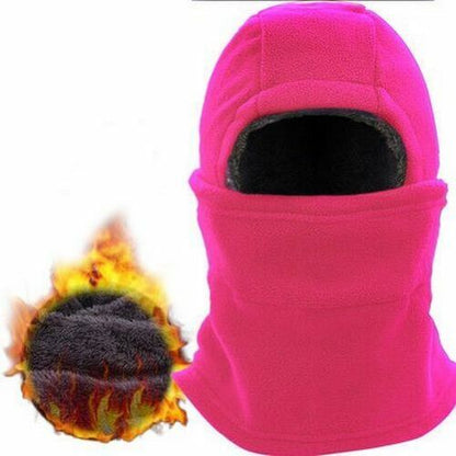 Winter Hat Fleece Scarf Beanie Neck Warm Thick Hiking Running Cycling Windproof