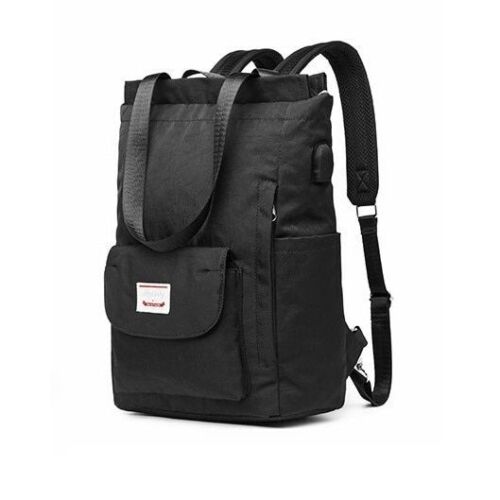 Fashion Women Shoulder Bag Waterproof Oxford Cloth Notebook 15.6 Inch Backpack