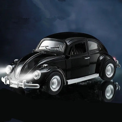 1:18 Beetle Alloy Classic Car Model Toy Car Simulation Hobby Car Sound Light