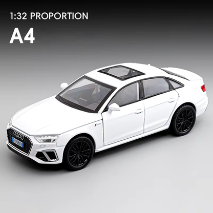 1:32 2024 AUDI A4 Alloy Car Model Diecast Metal Vehicles Car Model High Simulati