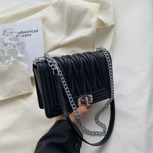 Chain Handle Shoulder Messenger Bags for Woman Square Bag