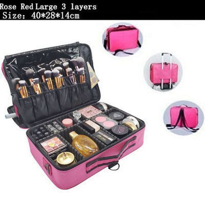 Storage Makeup Organizer Large Cosmetic Bag Makeup Cases Brushes 14*42*28 CM 1PC