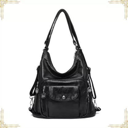 New Womens PU Leather Handbag Vintage Crossbody Shoulder Bag Female Casual Tote