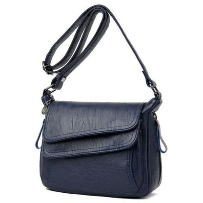 Genuine Leather Luxury Handbag Bag Summer White Purse Shoulder Messenger Bag 1PC