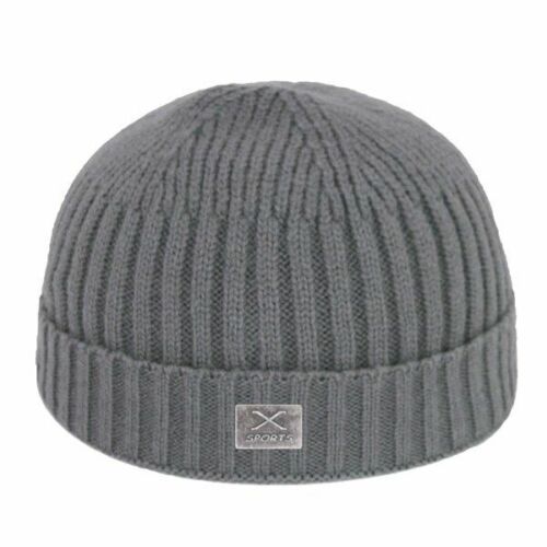 Beanie Hat Short Skullcap Men's Winter Women's Caps Knitted Unisex Casual Solid