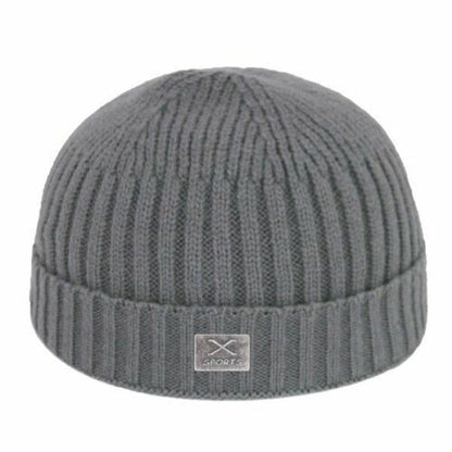 Beanie Hat Short Skullcap Men's Winter Women's Caps Knitted Unisex Casual Solid