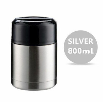 Thermos Lunch Box 800ML/1000ML/1200ML Portable Stainless Steel Food Containers
