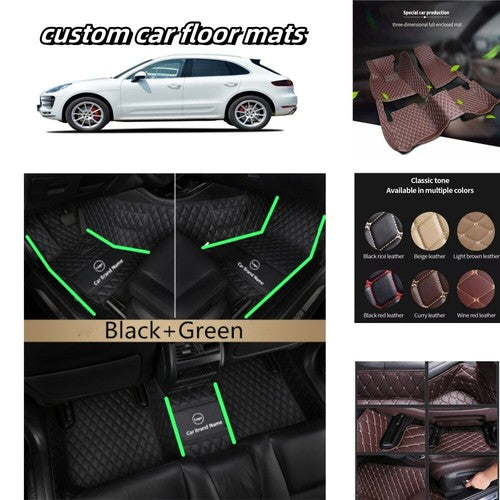 For Audi All Models Car Floor Mats Luxury Custom Carpets Waterproof Cargo Liners
