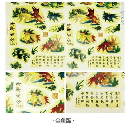 Ceramic Decal Pottery Art Clay Transfer Yellow Flower Paper Overglaze Underglaze
