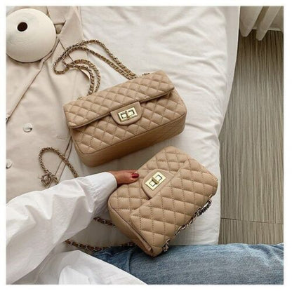 Shoulder Bag Leather Pattern Straddle Small Bag Purse Handbag 26*16*8 CM