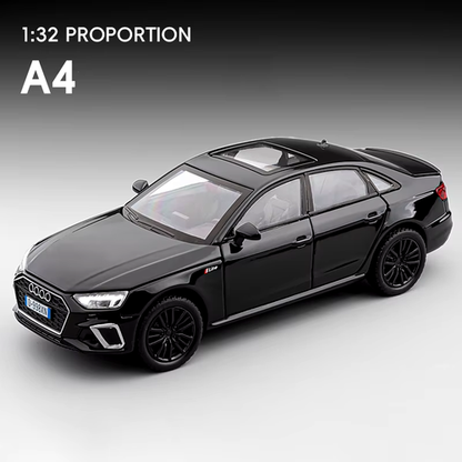 1:32 2024 AUDI A4 Alloy Car Model Diecast Metal Vehicles Car Model High Simulati