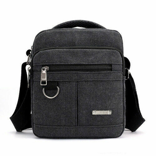 New Casual Canvas Shoulder Bag Men Messenger Bags Lightweight Small Travel Bag