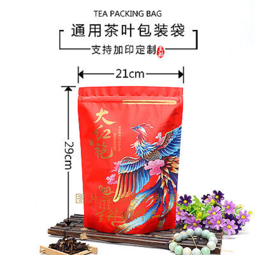 10pc Big Red Robe Oolong Dahongpao Tea Flower Fragrance packing bag 大红袍高山茶单枞茶包装袋