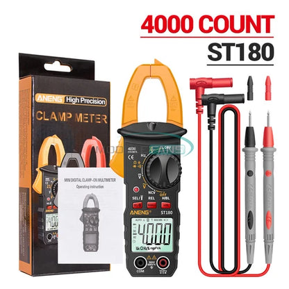 Clamp 4000-Count True RMS AC Current Capacitance-Multi-Tester Automotive ST180