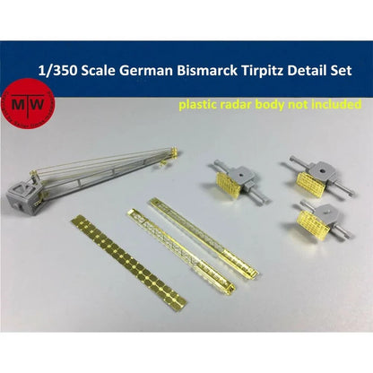 CYPE001 1/350 Scale German Bismarck Tirpitz Detail set