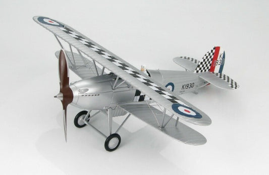 HM Hawker Fury I Sqn Leader RAF No.43 Sqn Fighting Cocks 1/48 diecast model