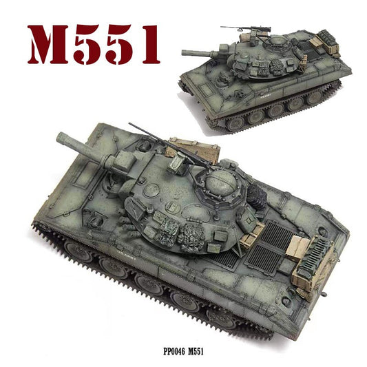 1/72 PP0046 US Sheridan M551 Tank Finished Model Refined Aging+Package