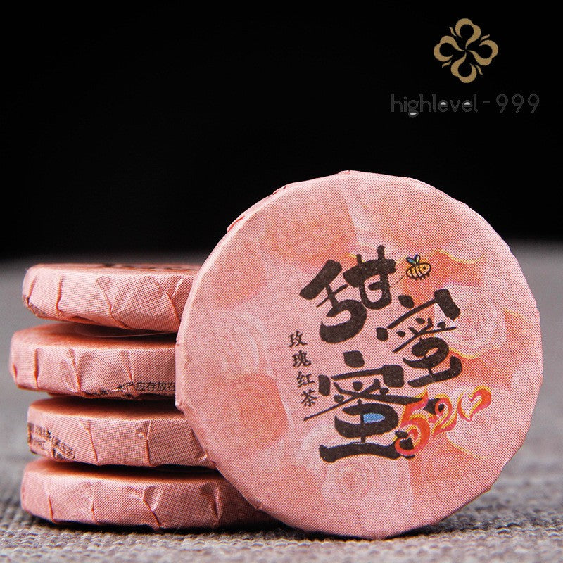 500g Rose Black Tea small Tuo Tea Cake Yunnan Dian black tea Sweet Honey