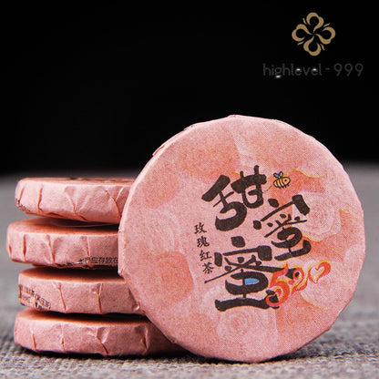 500g Rose Black Tea small Tuo Tea Cake Yunnan Dian black tea Sweet Honey