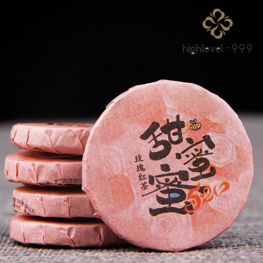 500g Rose Black Tea small Tuo Tea Cake Yunnan Dian black tea Sweet Honey