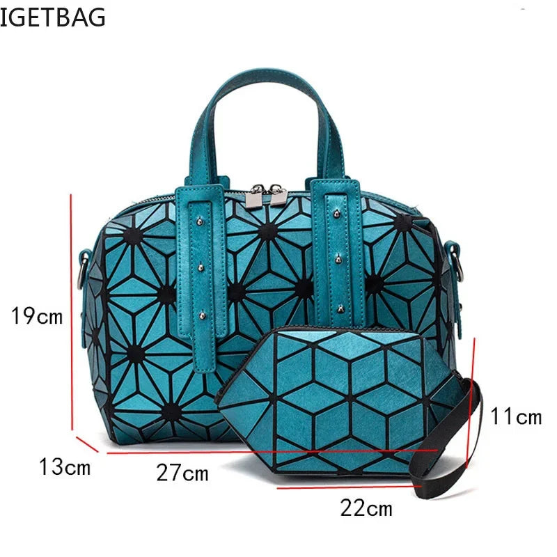 sac a main bolsa feminina ladies Handbags girls brand geometric bag set over shoulder crossbody bags for women 2024