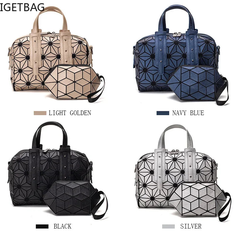 sac a main bolsa feminina ladies Handbags girls brand geometric bag set over shoulder crossbody bags for women 2024