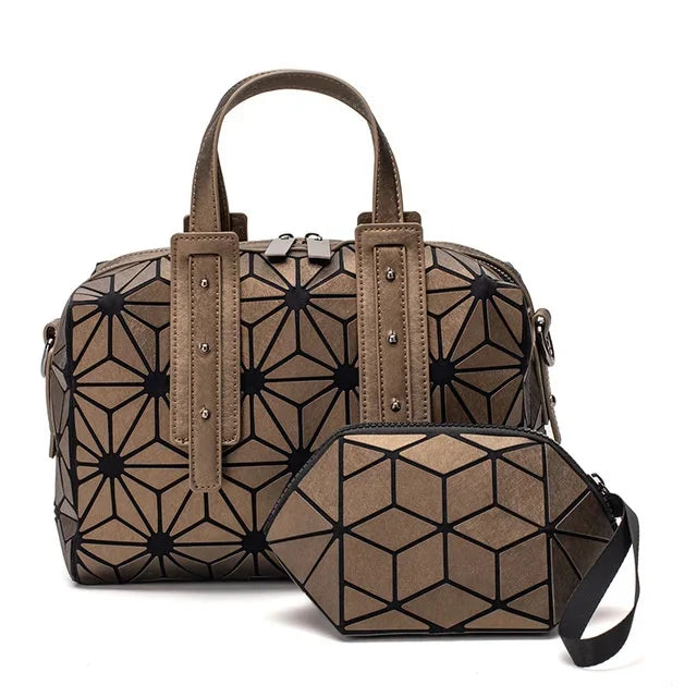 sac a main bolsa feminina ladies Handbags girls brand geometric bag set over shoulder crossbody bags for women 2024