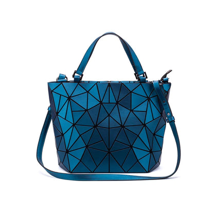 sac a main new Sequins geometric bags for women 2020 Quilted Shoulder Bag Laser Plain Folding Handbags Hologram bolsa feminina