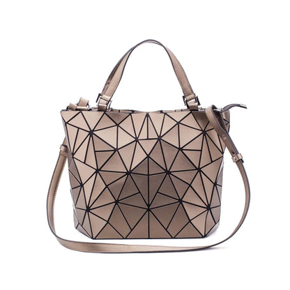 sac a main new Sequins geometric bags for women 2020 Quilted Shoulder Bag Laser Plain Folding Handbags Hologram bolsa feminina