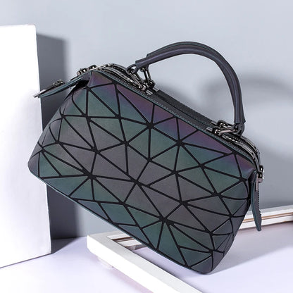 sac bolsa feminina Handbags for girls women Laser sequins Luminous geometric bag over shoulder crossbody bags for women 2020