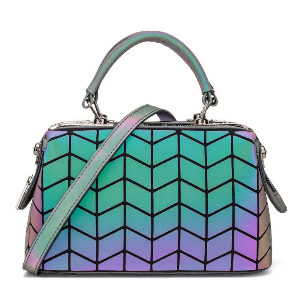 sac bolsa feminina Handbags for girls women Laser sequins Luminous geometric bag over shoulder crossbody bags for women 2020