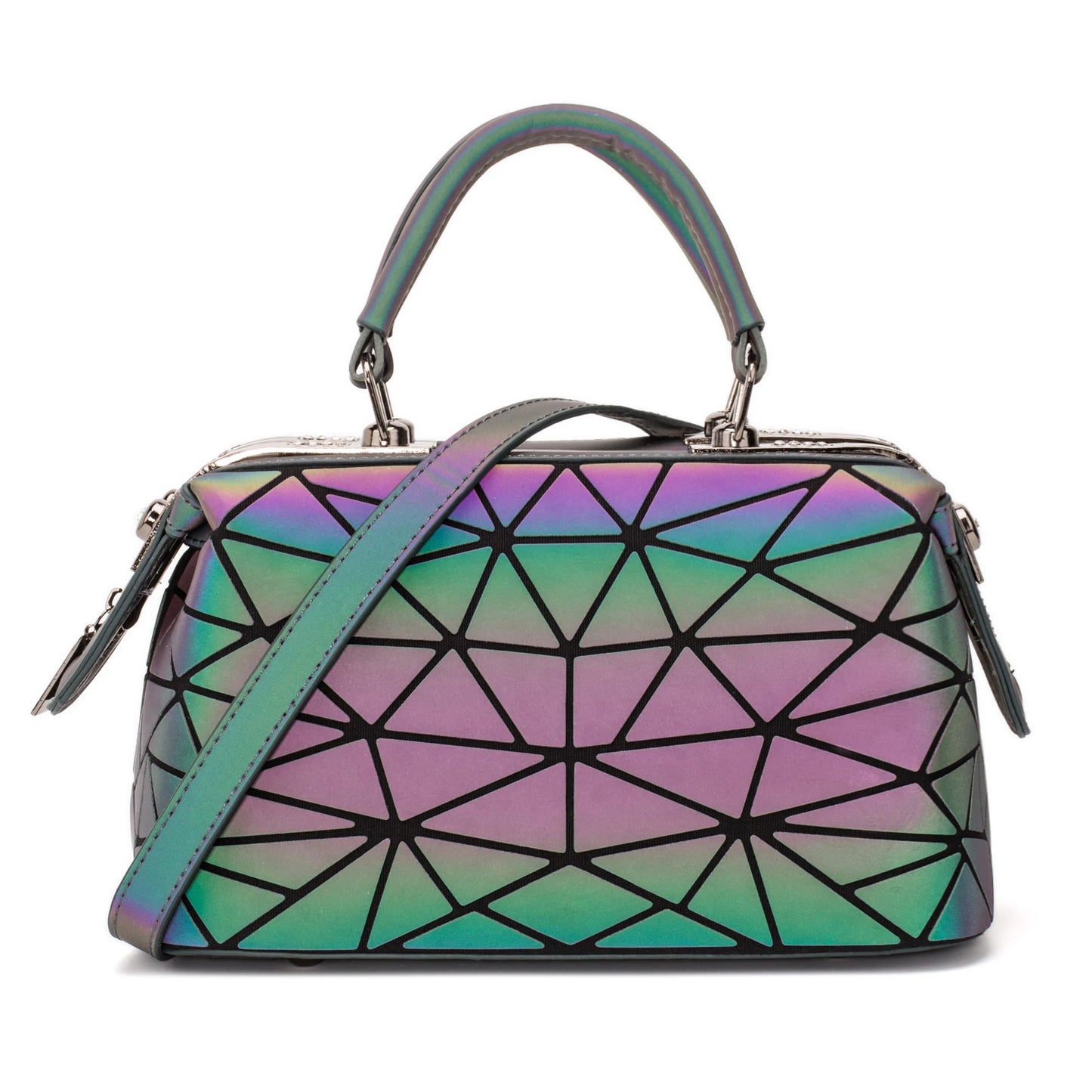 sac bolsa feminina Handbags for girls women Laser sequins Luminous geometric bag over shoulder crossbody bags for women 2020