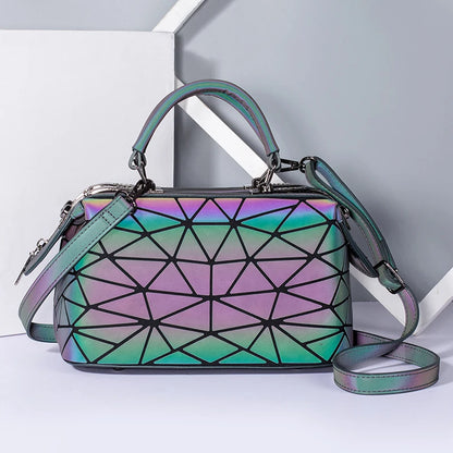 sac bolsa feminina Handbags for girls women Laser sequins Luminous geometric bag over shoulder crossbody bags for women 2020