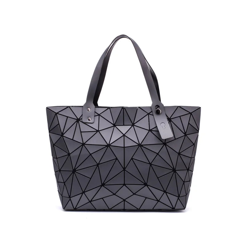 sac new Handbag Female Folded Ladies Geometric Plaid Bag Beach Large Tote Women Handbag Mochila Shoulder Bag for women 2020