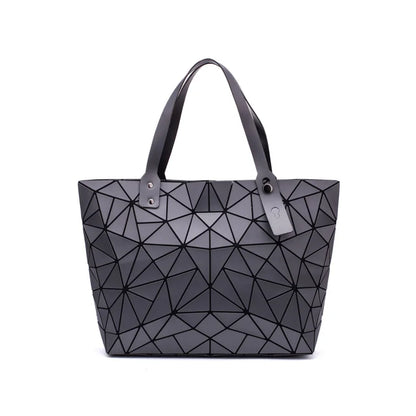 sac new Handbag Female Folded Ladies Geometric Plaid Bag Beach Large Tote Women Handbag Mochila Shoulder Bag for women 2020