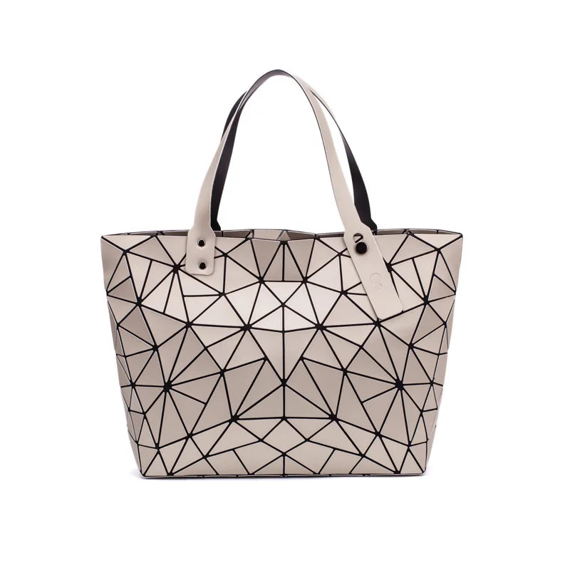 sac new Handbag Female Folded Ladies Geometric Plaid Bag Beach Large Tote Women Handbag Mochila Shoulder Bag for women 2020
