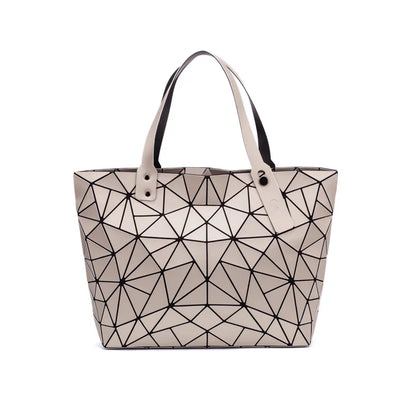sac new Handbag Female Folded Ladies Geometric Plaid Bag Beach Large Tote Women Handbag Mochila Shoulder Bag for women 2020