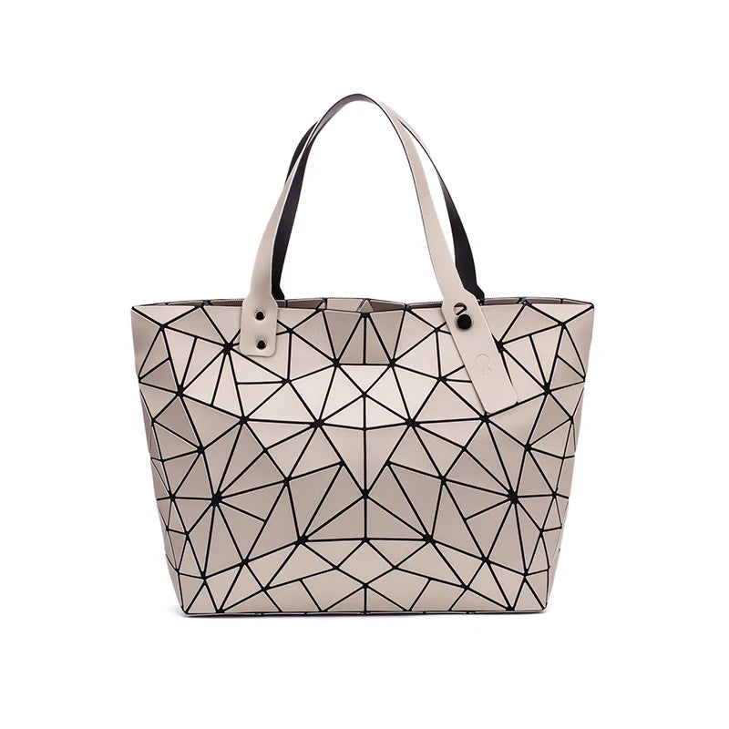sac new Handbag Female Folded Ladies Geometric Plaid Bag Beach Large Tote Women Handbag Mochila Shoulder Bag for women 2020